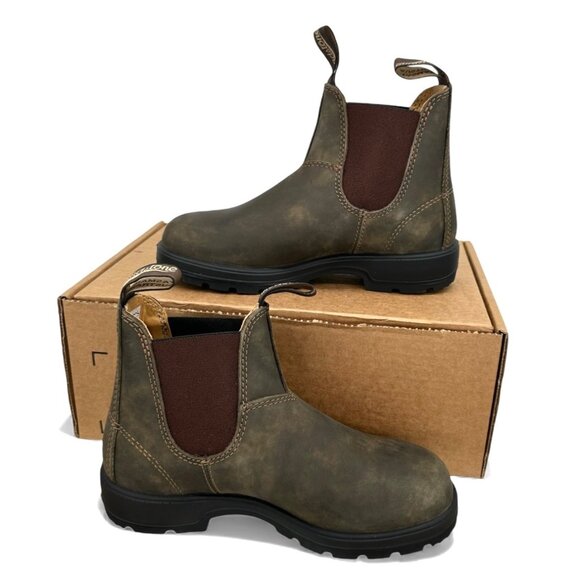 Blundstone 585 Women’s Chelsea Boots 3.5 AU Leather Slip-On Ankle Boot Rustic - Picture 11 of 13